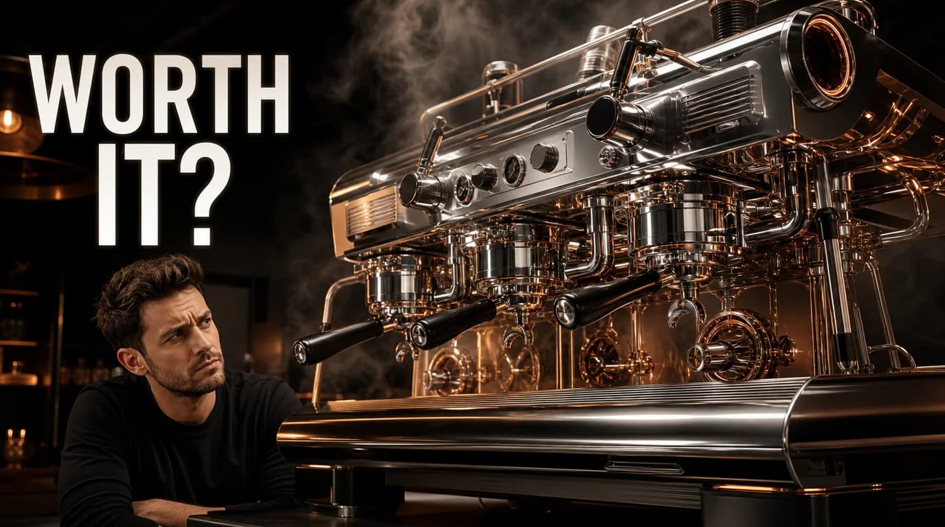 Coffee thumbnail built around one clear hero object